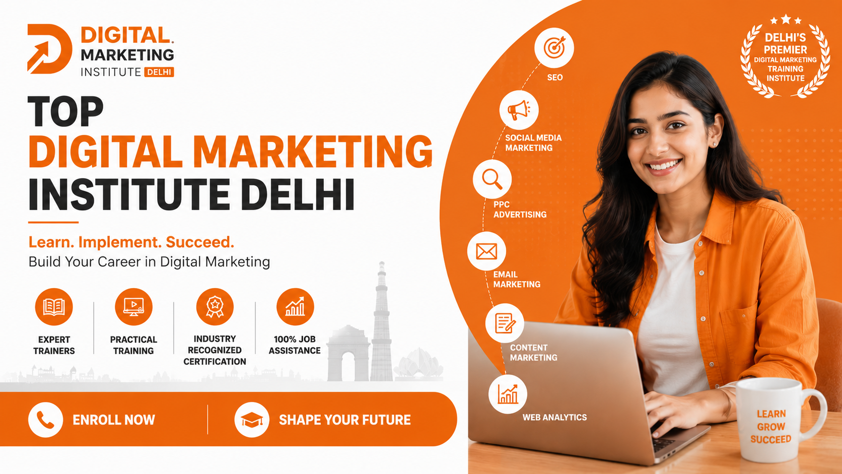 Top 10 Digital Marketing Institutes in Delhi