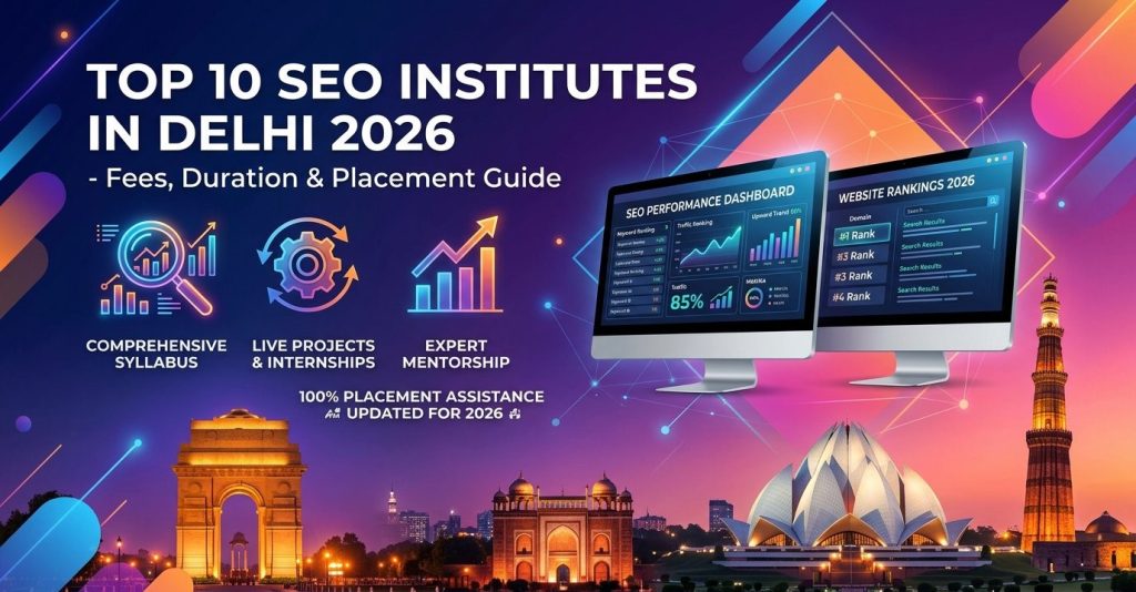 10 Best SEO Course Institutes in Delhi (2026): Fees, Duration & Placement Guide