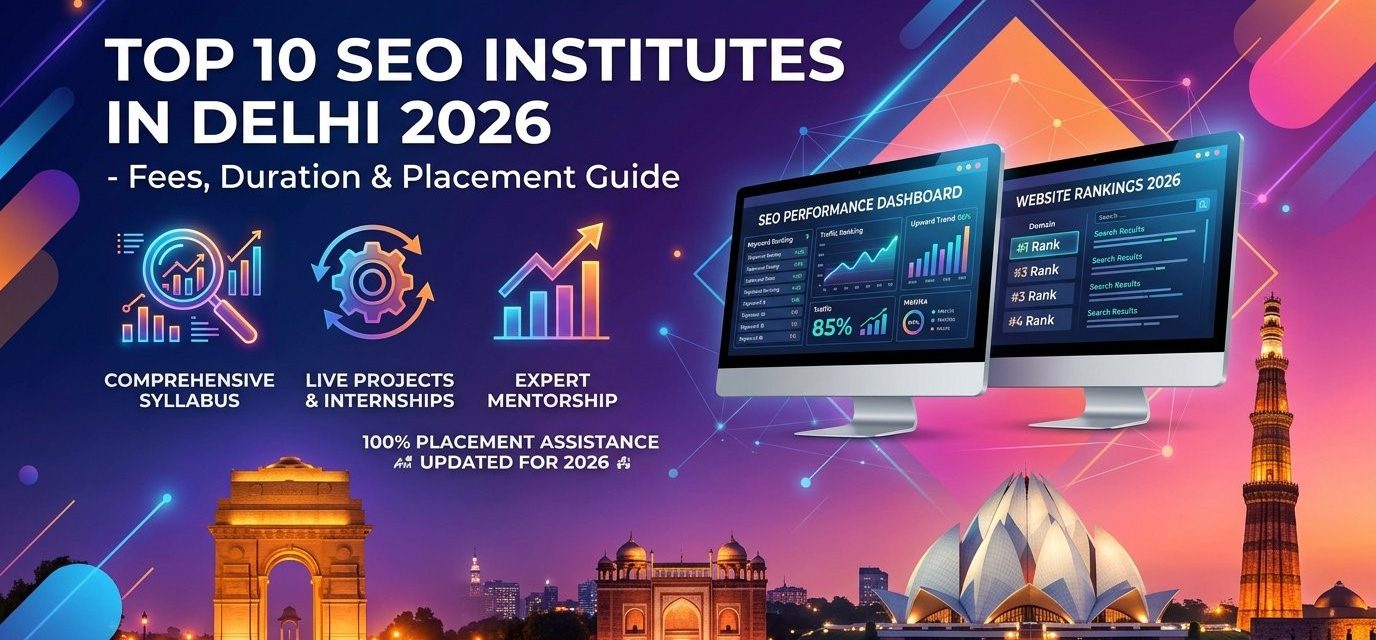 10 Best SEO Course Institutes in Delhi (2026): Fees, Duration & Placement Guide