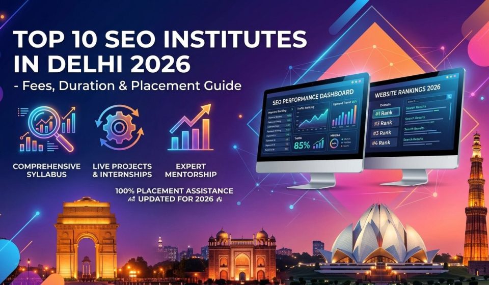 10 Best SEO Course Institutes in Delhi (2026): Fees, Duration & Placement Guide