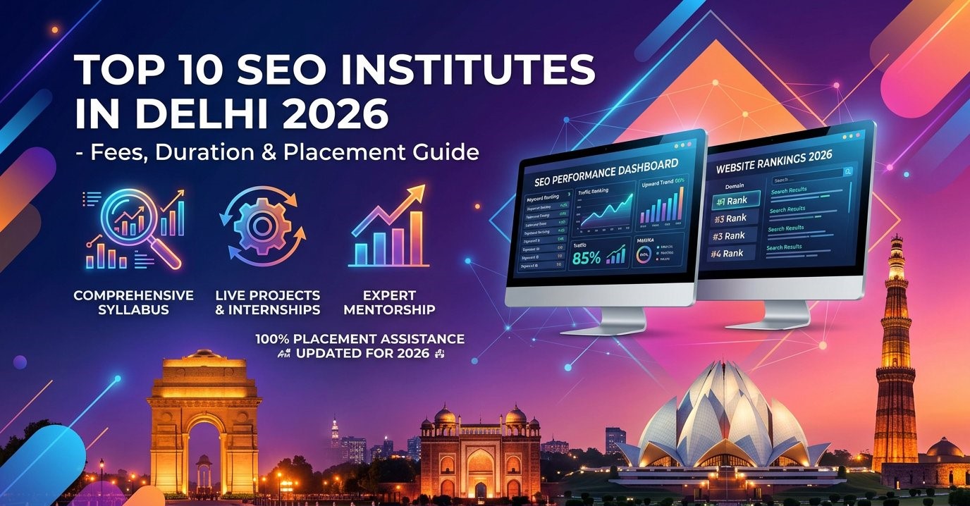 10 Best SEO Course Institutes in Delhi (2026): Fees, Duration & Placement Guide